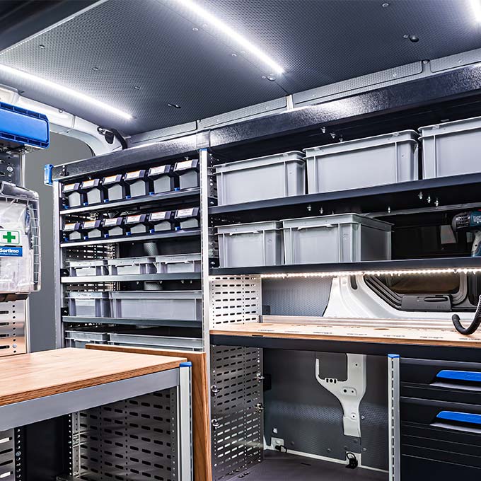 Individual Sortimo van racking systems for special vehicles | mySortimo ...